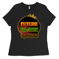 Black Future black queen Ladies Tee - HowdyJamesFarm