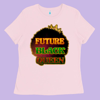 Future Black Queen Ladies Tee Designed By Howdyjamesfarm
