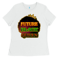 White Future black queen Ladies Tee - HowdyJamesFarm