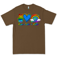 Cacao Peace Love Pride Premium Tee - Jasminsmagicworld