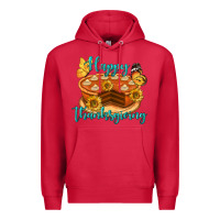Cardinal Happy Thanksgiving Pumpkin Pie Premium Hoodie - LillyAllenDesigns