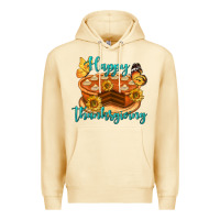 Pina Colada Happy Thanksgiving Pumpkin Pie Premium Hoodie - LillyAllenDesigns