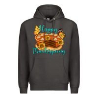 Smoke Happy Thanksgiving Pumpkin Pie Premium Hoodie - LillyAllenDesigns