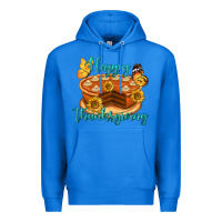 True Royal Happy Thanksgiving Pumpkin Pie Premium Hoodie - LillyAllenDesigns