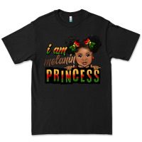 Black i am melanin princess black peekaboo Premium Tee - CowGirlArtShop