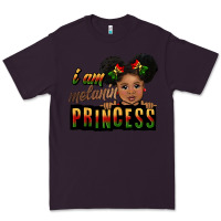 Plum i am melanin princess black peekaboo Premium Tee - CowGirlArtShop