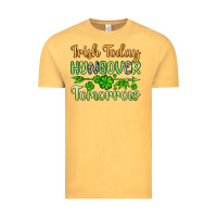 Vintage Mustard St. Patrick's Irish today hungover tomorrow Vintage Tee - OliviaCreatesArt