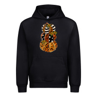 Black leopard pumpkin polka dot sunflower Urban Hoodie - JahusDesignShop