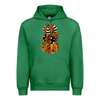 Emerald leopard pumpkin polka dot sunflower Urban Hoodie - JahusDesignShop