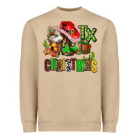 Mushroom tx christmas cowgirl Heavyweight Sweatshirt - AdoDesignShop