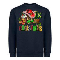 Navy tx christmas cowgirl Heavyweight Sweatshirt - AdoDesignShop