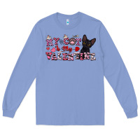 Colony Blue my cat is my valentine Long Sleeve Tee - FaDigitalArtStudio