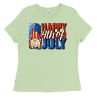 Happy 4th Of July Gnome Ladies Tee | Teevron
