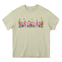 Wild Flowers Heavy Core Tee | Teevron