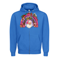 True Royal pink christmas rainbow Zipper Hoodie - AdoDesignShop