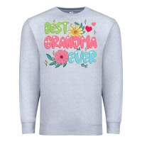 Heather Grey best grandma ever Premium Sweatshirt - JahusDesignShop