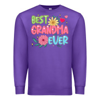 Purple best grandma ever Premium Sweatshirt - JahusDesignShop