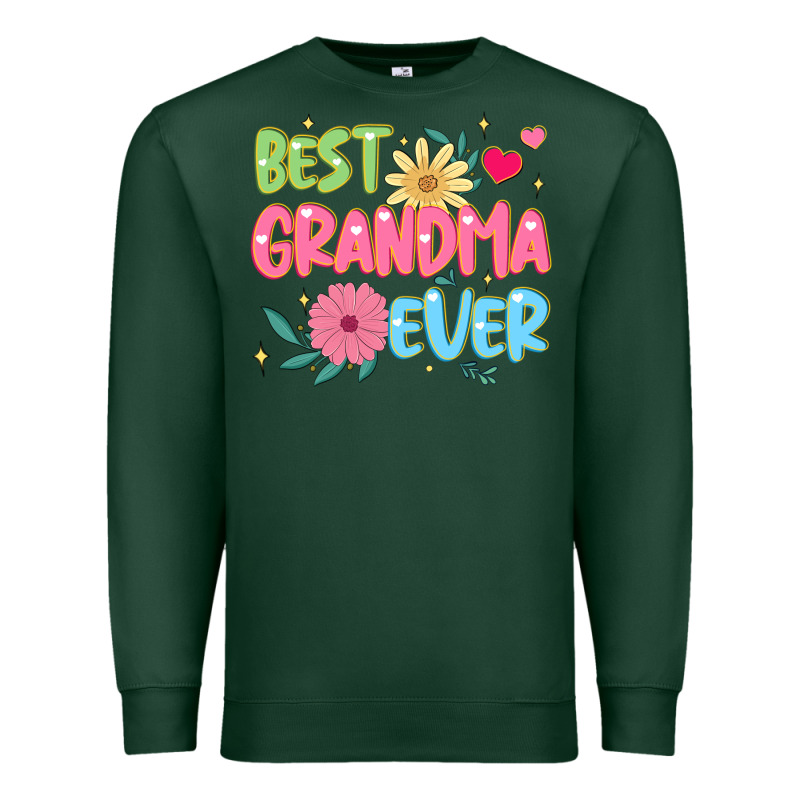 Best Grandma Ever Premium Sweatshirt by JahusDesignShop | Teevron
