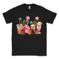 Black pink christmas coffe cups Classic Tee - CowGirlArtShop
