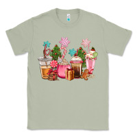 Matcha pink christmas coffe cups Classic Tee - CowGirlArtShop