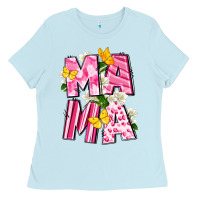 Baby Blue Mama Mother's Day Ladies Tee - CowGirlArtShop