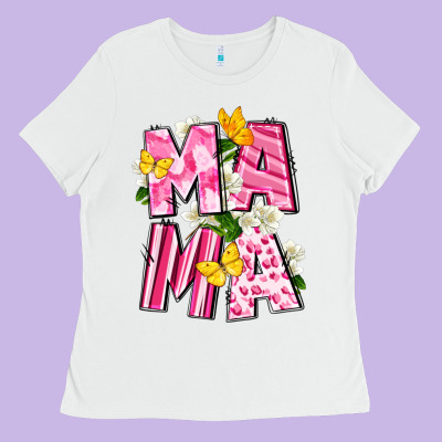 Mama Mother's Day Ladies Tee Designed By Cowgirlartshop