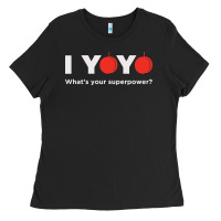 Black funny yoyo Ladies Tee - artisFamous