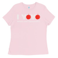 Bubblegum Pink funny yoyo Ladies Tee - artisFamous