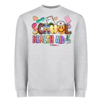 Heather Grey school healt aid Heavyweight Sweatshirt - AdoDesignShop
