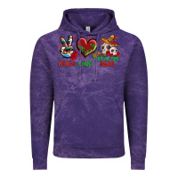 Cloud Purple Peace Love Day Of The Dead Vintage Hoodie - BundleAndBundleShop