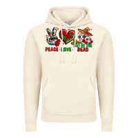 Vintage Artic Peace Love Day Of The Dead Vintage Hoodie - BundleAndBundleShop