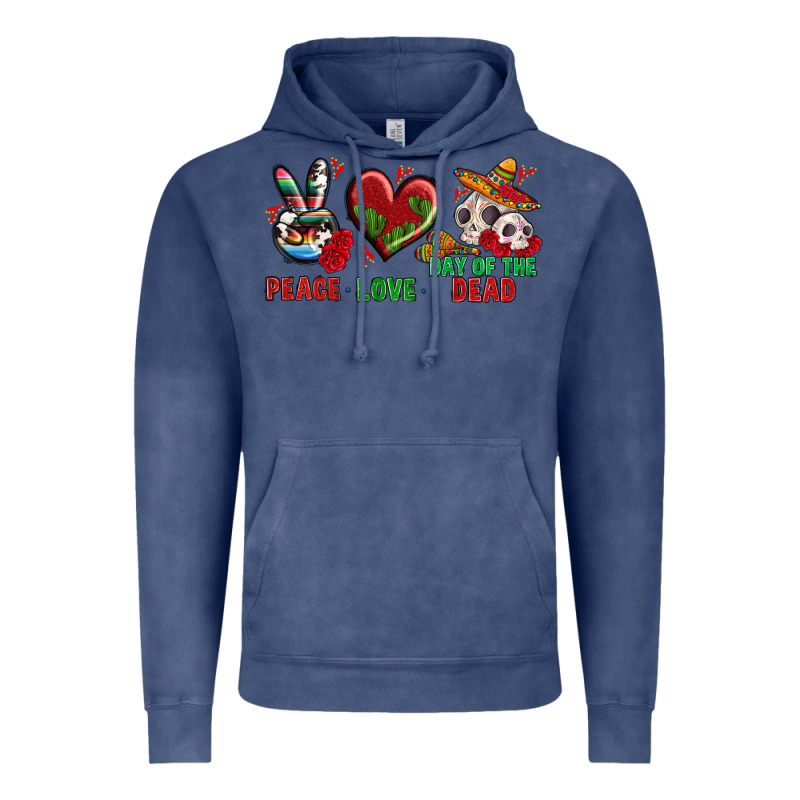 Peace Love Day Of The Dead Vintage Hoodie by BundleAndBundleShop | Teevron