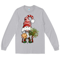 Moon Dust Christmas Gnome With Cookie Long Sleeve Tee - BundleAndBundleShop