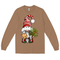 Toasted Coconut Christmas Gnome With Cookie Long Sleeve Tee - BundleAndBundleShop