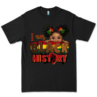 Black i am black history black girl peekaboo juneteenth Premium Tee - CowGirlArtShop