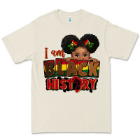 Bone i am black history black girl peekaboo juneteenth Premium Tee - CowGirlArtShop