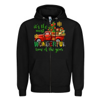 Black its the most wonderful time of the year Zipper Hoodie - AdoDesignShop