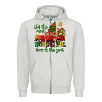 Dove Grey its the most wonderful time of the year Zipper Hoodie - AdoDesignShop