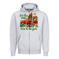 Heather Grey its the most wonderful time of the year Zipper Hoodie - AdoDesignShop