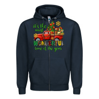 Navy its the most wonderful time of the year Zipper Hoodie - AdoDesignShop