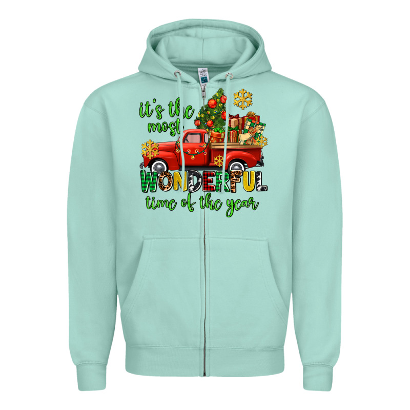 Its The Most Wonderful Time Of The Year Zipper Hoodie by AdoDesignShop | Teevron