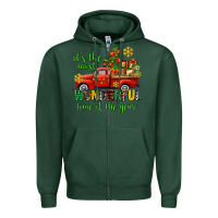 Sports Green its the most wonderful time of the year Zipper Hoodie - AdoDesignShop