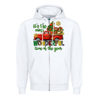 White its the most wonderful time of the year Zipper Hoodie - AdoDesignShop