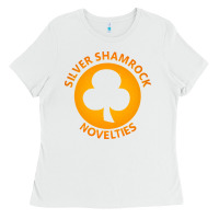 White silver shamrock novelties Ladies Tee - artisFamous