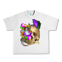 Lunar Rock mardi gras skull Urban Heavy Tee - FaDigitalArtStudio