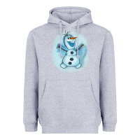 Heather Grey olaf snowman Heavyweight Hoodie - AdoDesignShop