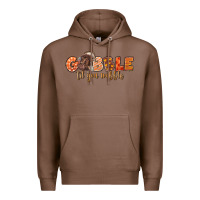 Chestnut Gobble Gobble Til You Wobble Premium Hoodie - LillyAllenDesigns