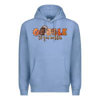 Colony Blue Gobble Gobble Til You Wobble Premium Hoodie - LillyAllenDesigns