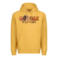 Mustard Gobble Gobble Til You Wobble Premium Hoodie - LillyAllenDesigns