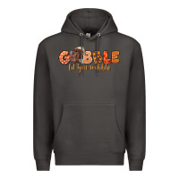 Smoke Gobble Gobble Til You Wobble Premium Hoodie - LillyAllenDesigns